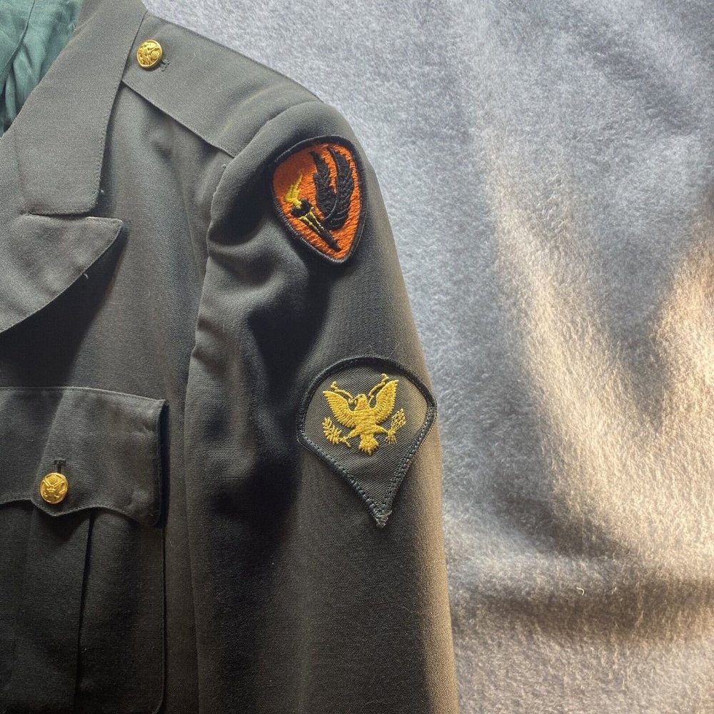 Us Army Uniform Jacket Green Beret Uniform Airborne P… Gem